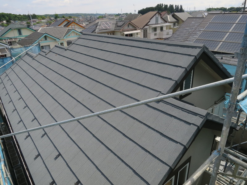 青梅市K様邸　築24年　屋根カバー（ﾃﾞｨｰﾄﾚｰﾃﾞｨﾝｸﾞ　ｴｺｸﾞﾗｰﾆ）